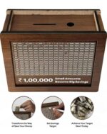 Save Big with Our 1L Wooden Money Bank for Kids | Perfect Gift - Image 2