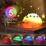 Hedgehog Pop It Silicone Night Light for Kids Room - Image 2