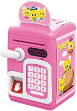 Kids ATM Bank Toy: Fingerprint Security for Fun Money Saving!