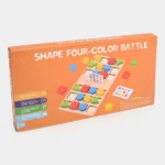 Engaging Shape Four Color Battle Game for Kids - Fun Learning Toy
