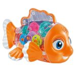 Transparent Gear Fish Toy: See Inside Fun for Curious Kids!