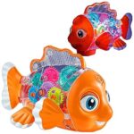 Transparent Gear Fish Toy: See Inside Fun for Curious Kids! - Image 3