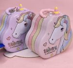 Magical Unicorn Metal Coin Box for Kids | Sparkle & Save Money - Image 3