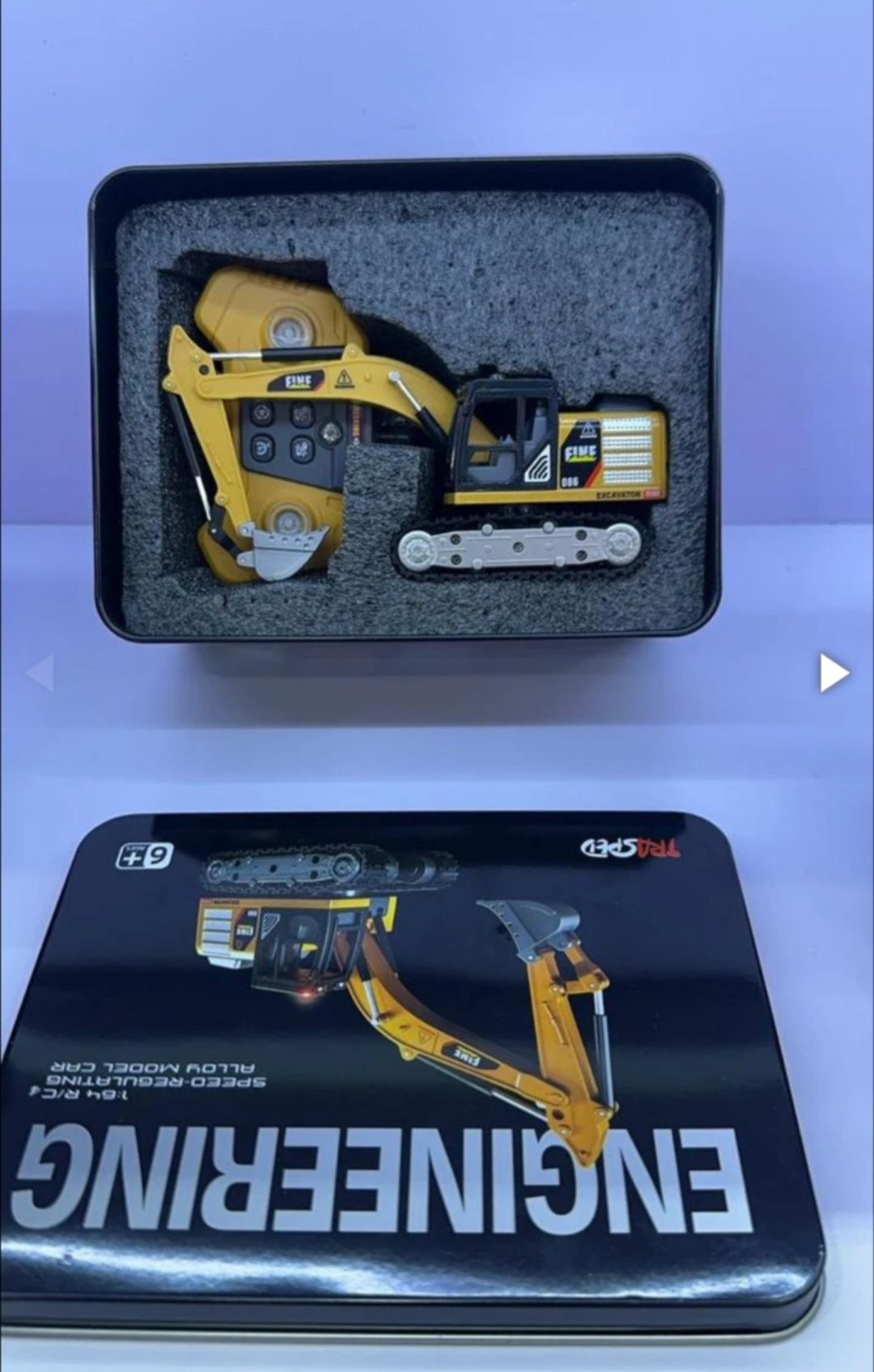 2026/01/51686.jpg Miniature Excavator metal 1:64 - Image 1