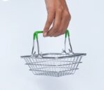 Steel shopping basket