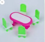 Plastic dining table set